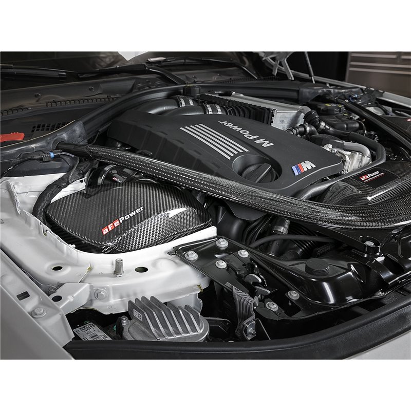 aFe POWER | Black Series CF Cold Air Intake w/Pro 5R - BMW 3.0T 2015-2021