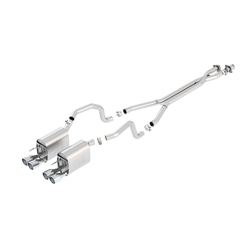 Borla | Cat-Back Exhaust ATAK - Corvette Base / Grand Sport 6.2L 2009-2011 BORLA Cat-Back Exhausts