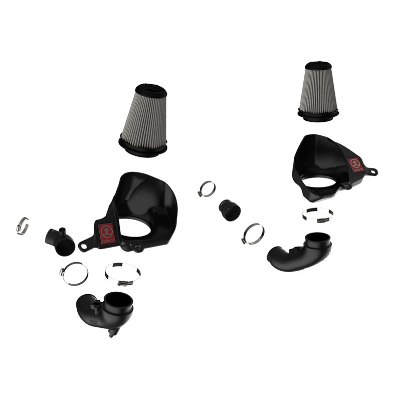 aFe Power | Takeda Stage-2 Cold Air Intake System w/Pro DRY S Media Black - Q50 / Q60 3.0T 2016-2023 aFe POWER Air Intake