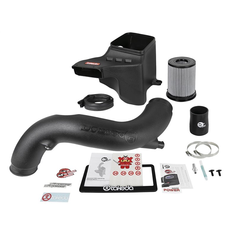 aFe POWER | Takeda Stage-2 Cold Air Intake w/Pro DRY S Black - Elantra / Elantra GT / Veloster / Forte 1.6T 2017-2021