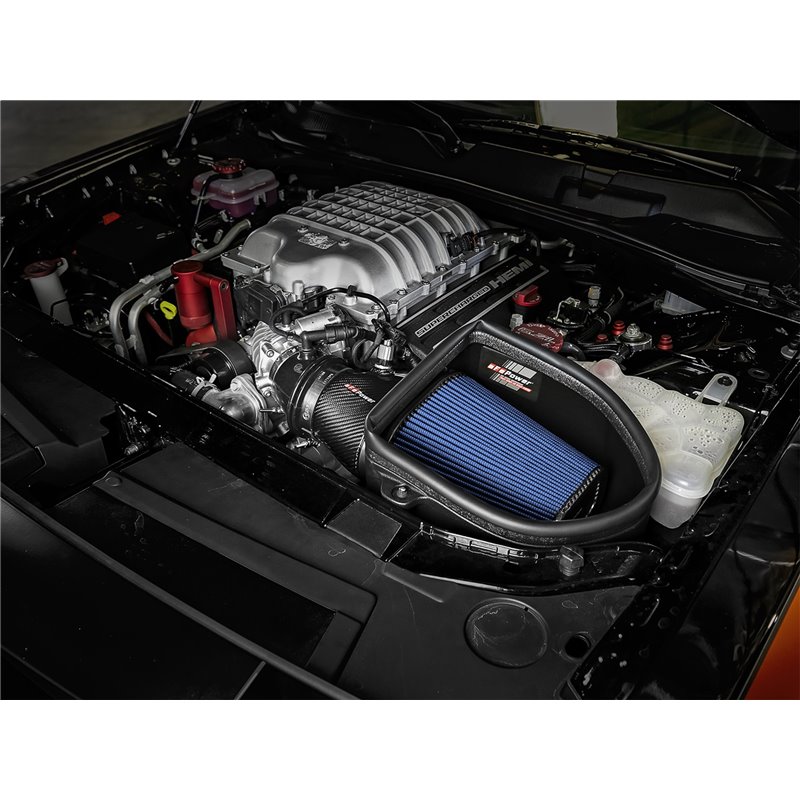 aFe Power | Track Series Stage-2 Carbon Fiber Intake System w/Pro 5R Media - Challenger 6.2L 2018-2023 aFe POWER Air Intake