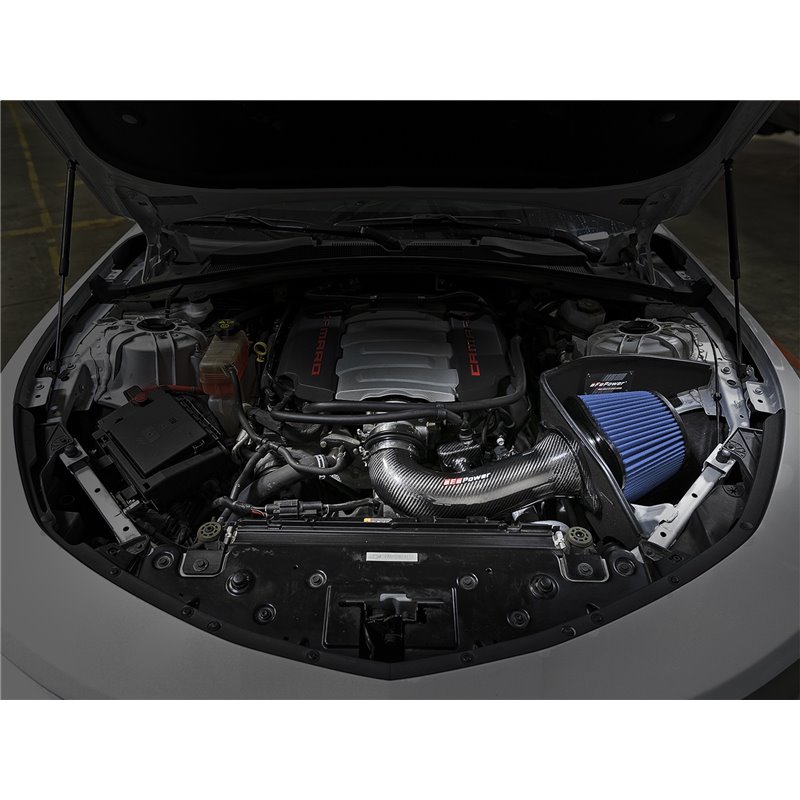 aFe Power | Track Series Stage-2 Carbon Fiber Intake System w/Pro 5R Media - Camaro 6.2L 2016-2023 aFe POWER Air Intake