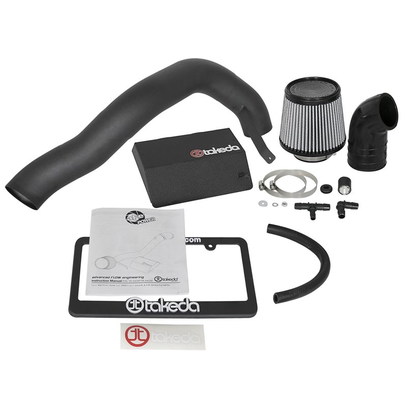 aFe POWER | Takeda Stage-2 Cold Air Intake w/Pro DRY S Black - Forte / Forte Koup 2.0L / 2.4L 2010-2013 aFe POWER Air Intake