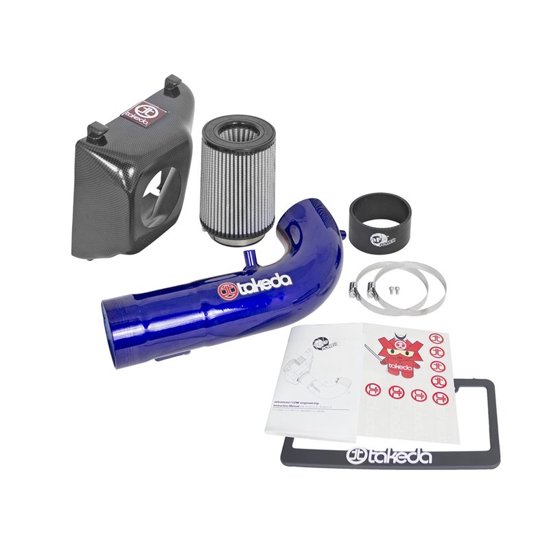 aFe POWER | Takeda Stage-2 Cold Air Intake w/Pro DRY S Blue - GS F / RC F 5.0L 2015-2021