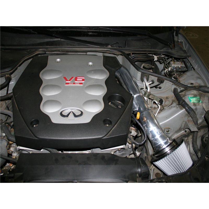 aFe POWER | Takeda Stage-2 Cold Air Intake w/Pro DRY S Black - FX35 / G35 / 350Z 3.5L 2003-2008