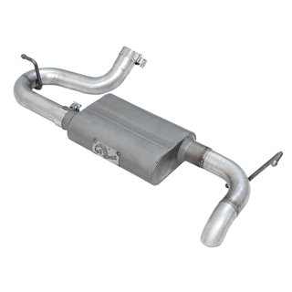 aFe Power | Scorpion 2-1/2 IN Aluminized Steel Axle-Back Hi-Tuck Exhaust System - Wrangler (JK) / Wrangler (JL) 3.6L / 3.8L 2...