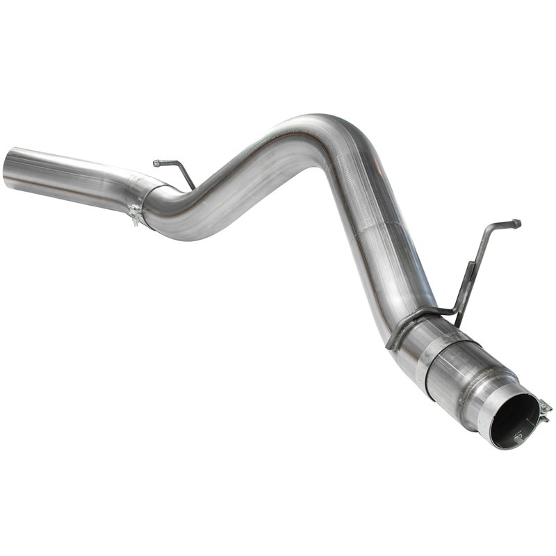 aFe Power | Large Bore-HD 5 IN 409 Stainless Steel DPF-Back Exhaust System - Silverado / Sierra 2500 HD / 3500 HD 6.6L 2011-2...