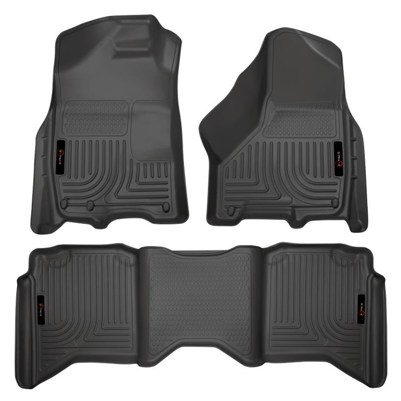 Enthuze | Front & Rear Floor Liners - Ram 1500 / Classic / 2500 / 3500 Crew 2012-2022 Enthuze Floor Mats