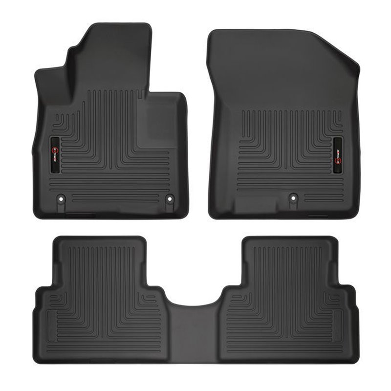 Enthuze | Front & Rear Floor Liners - Santa Fe 2019-2020 Enthuze Floor Mats