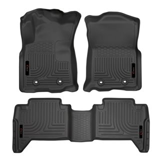 Enthuze | Front & Rear Floor Liners - Tacoma Double Cab 2018-2022 Enthuze Floor Mats