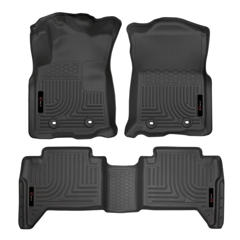 Enthuze | Front & Rear Floor Liners - Tacoma Double Cab 2018-2022 Enthuze Floor Mats