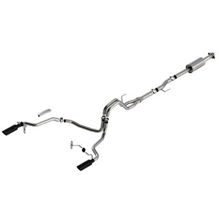 Borla | S-Type Cat-Back Exhaust System - F-150 2.7T / 3.5T / 5.0L 2021-2023 BORLA Cat-Back Exhausts