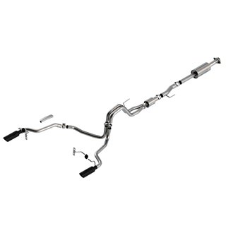 Borla | S-Type Cat-Back Exhaust System - F-150 5.0L 2021-2023 BORLA Cat-Back Exhausts