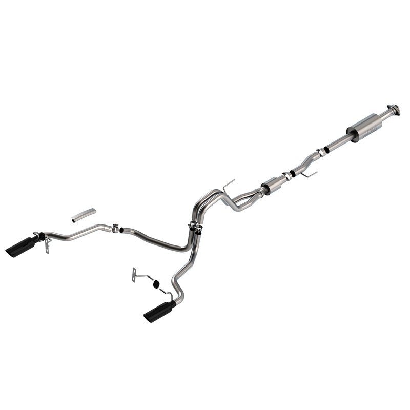 Borla | S-Type Cat-Back Exhaust System - F-150 5.0L 2021-2023 BORLA Cat-Back Exhausts