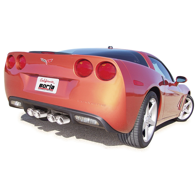 Borla | Cat-Back Exhaust S-Type II - Corvette C6 6.0L 2005-2008 BORLA Cat-Back Exhausts