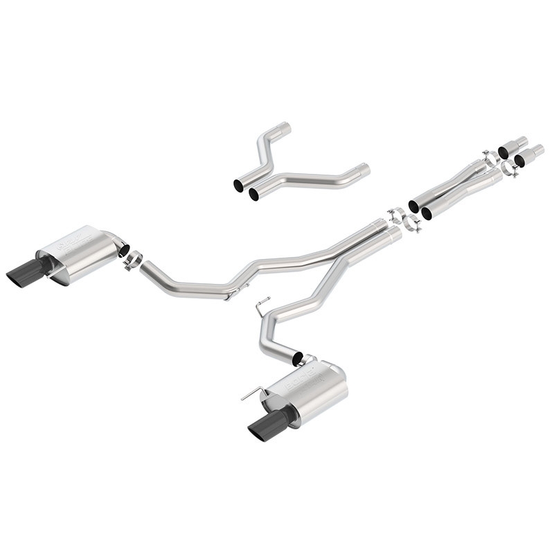 Borla | Cat-Back Exhaust ATAK - Mustang 5.0L 2015-2017 BORLA Cat-Back Exhausts