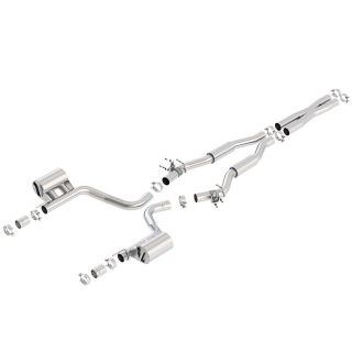 Borla | Cat-Back Exhaust S-Type - Challenger SRT Hellcat 6.2L 2015-2020 BORLA Cat-Back Exhausts