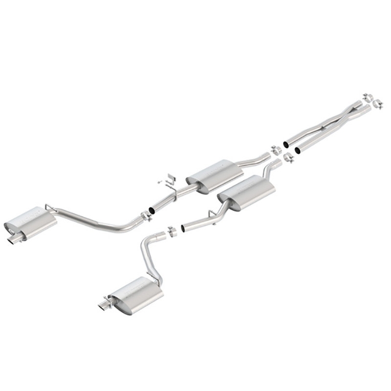 Borla | Cat-Back Exhaust S-Type - Charger / 300 V6 3.6L 2015-2020 BORLA Cat-Back Exhausts