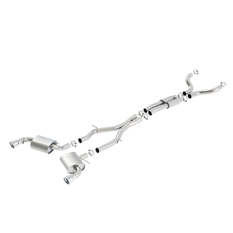 Borla | Cat-Back Exhaust ATAK - Camaro SS single tips V8 6.2L 2016-2022 BORLA Cat-Back Exhausts