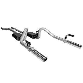 Flowmaster | American Thunder Downpipe-Back Exhaust - Mustang 1967-1970 Flowmaster Cat-Back Exhausts