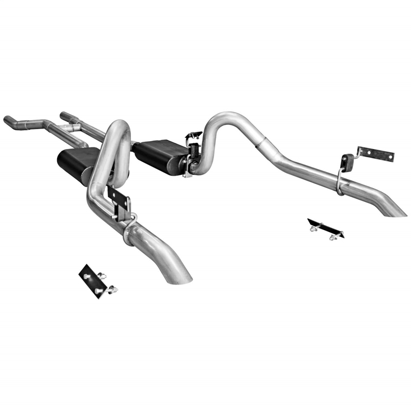 Flowmaster | American Thunder Header-Back Exhaust - Mustang 1967-1970 Flowmaster Cat-Back Exhausts