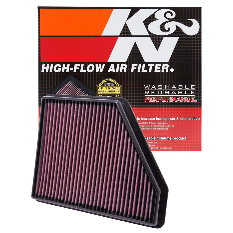 K&N | Replacement Air Filter - Camaro 3.6L 2010-2015