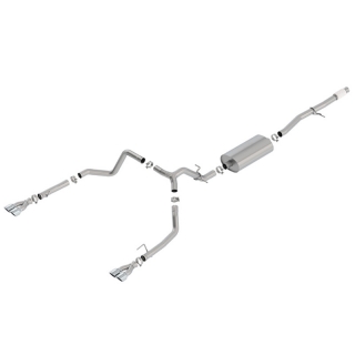 Borla | Cat-Back Exhaust Touring - Silverado / Sierra 1500 5.3L 2019-2020 BORLA Cat-Back Exhausts