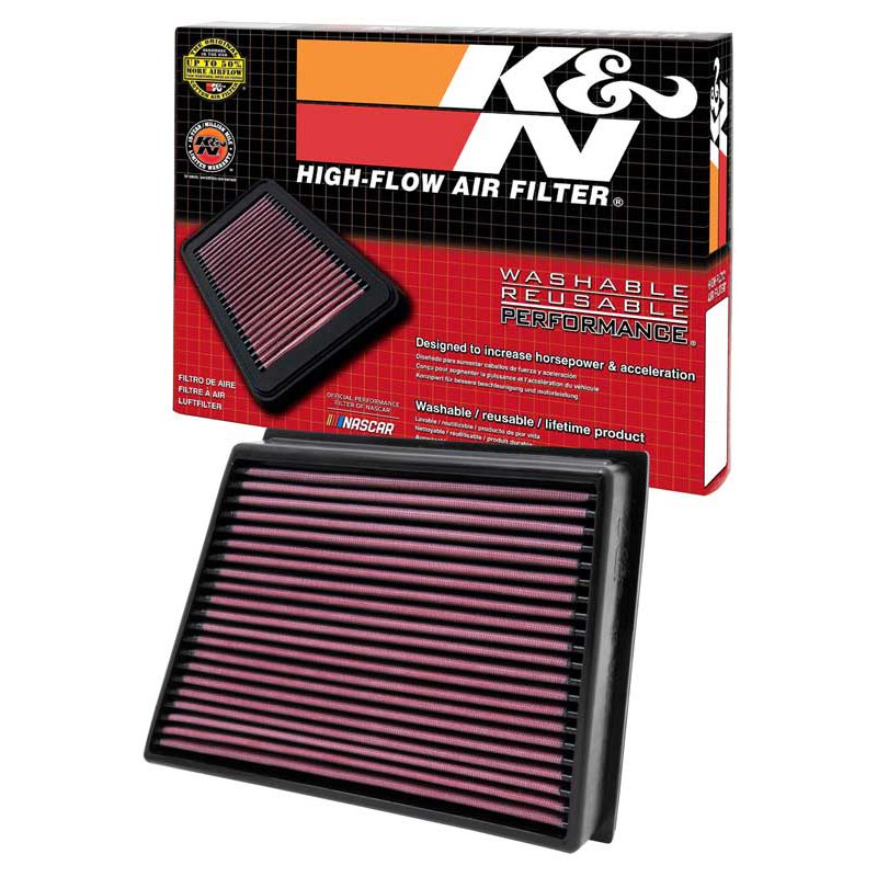 K&N | Replacement Air Filter - Silverado 2500 HD / Silverado 3500 HD / Sierra 2500 HD / Sierra 3500 HD 6.6L 2011-2016