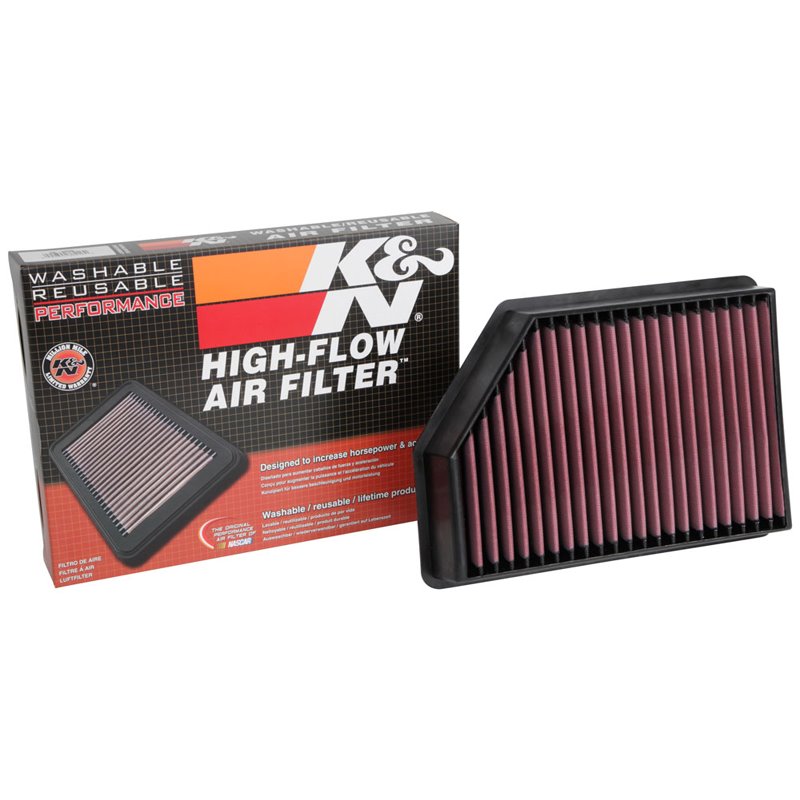 K&N | Replacement Air Filter - Silverado 2500 HD / Silverado 3500 HD / Sierra 2500 HD / Sierra 3500 HD 6.6L 2020-2021
