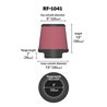 K&N | Universal Clamp-On Air Filter - Cadillac / Chevrolet / Dodge / Ford 1999-2019