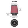 K&N | Universal Clamp-On Air Filter - Dodge / Ford / Infiniti / Nissan / Toyota 2000-2019