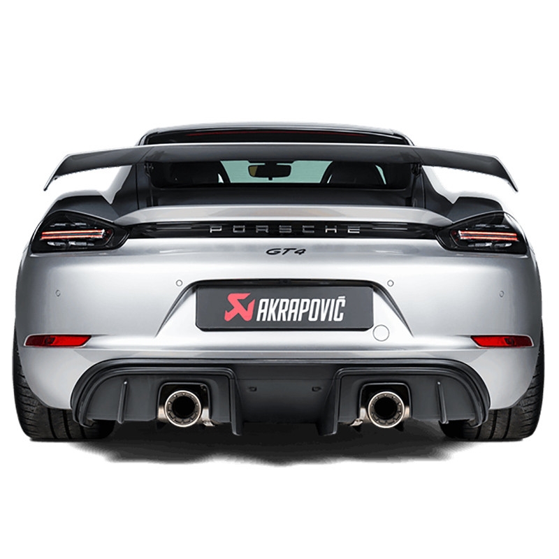 AKRAPOVIC | Slip-on Race Line Titanium Exhaust - Cayman GT4 / Boxster Spyder 2020-2022 AKRAPOVIC Échappements