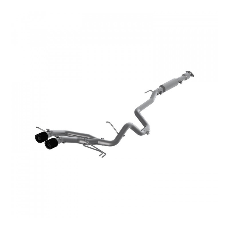 MBRP | Cat Back, Dual Exit CARBON Tips, PRO - Veloster Turbo 2013-2018 MBRP Cat-Back Exhausts