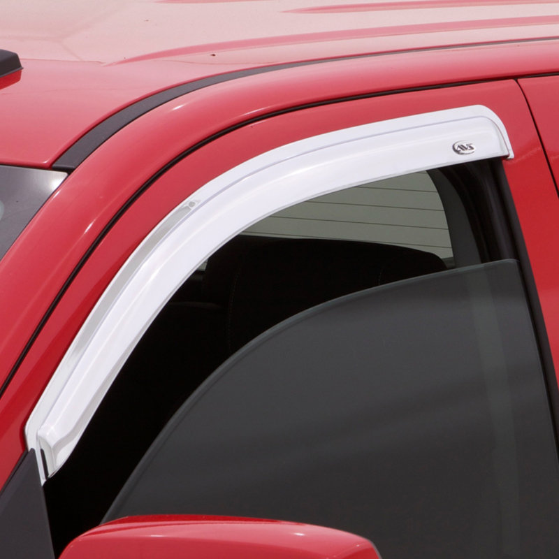 AVS | Chrome Ventvisor Deflector 2 pc. - Front - Chevrolet / GMC 2007-2014 AVS Side Window Deflectors