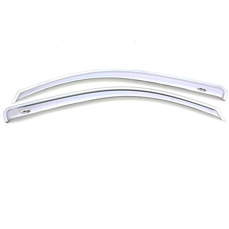 AVS | Chrome Ventvisor Deflector 2 pc. - Front - F-150 4.2L 2004-2008 AVS Side Window Deflectors