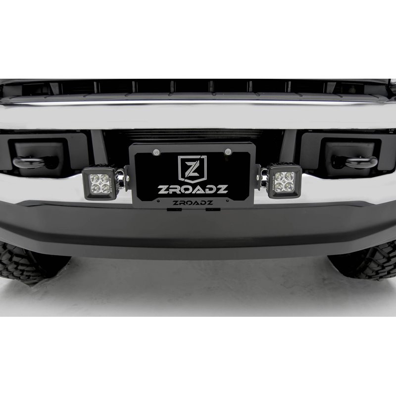 ZROADZ | License Plate Frame LED Bracket - Chevrolet / Dodge 2000-2021 ZROADZ Accessory Lighting