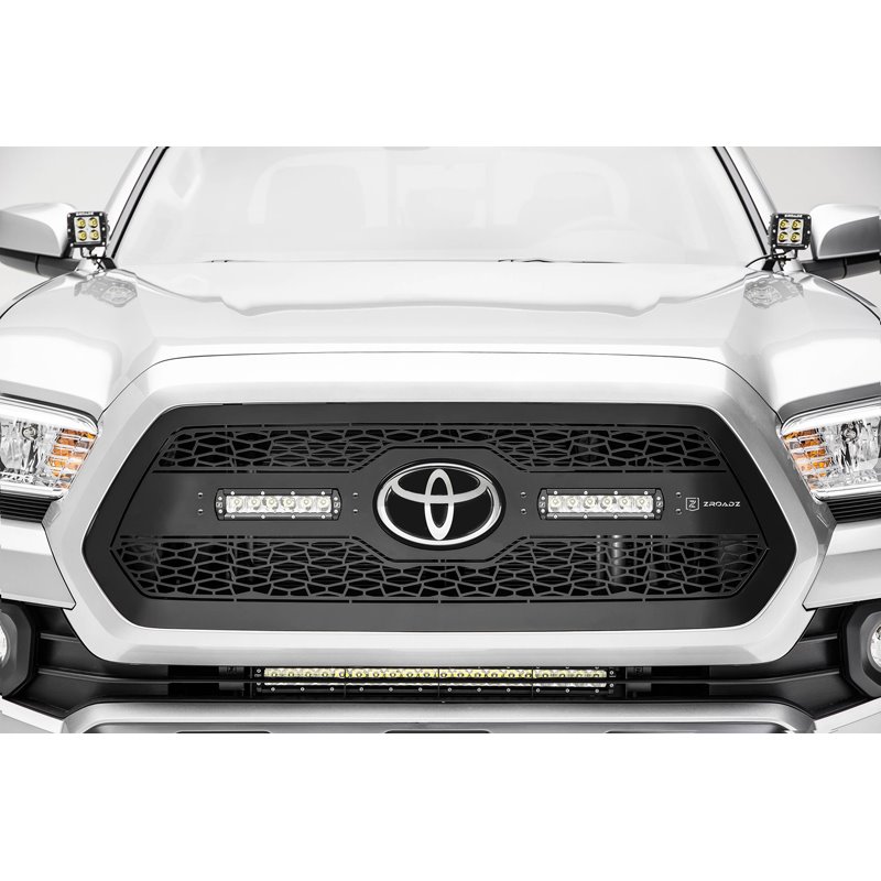 ZROADZ | Front Bumper Center LED Kit - Tacoma 2.7L 2018-2021 ZROADZ Off-Road Lights