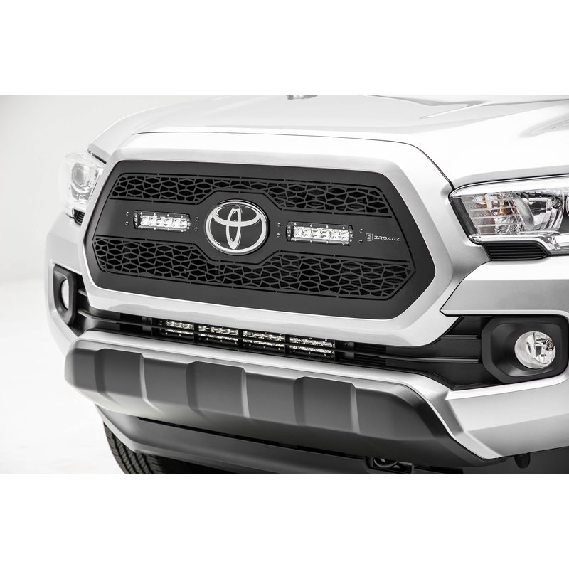 ZROADZ | Front Bumper Center LED Kit - Tacoma 2.7L 2018-2021 ZROADZ Off-Road Lights