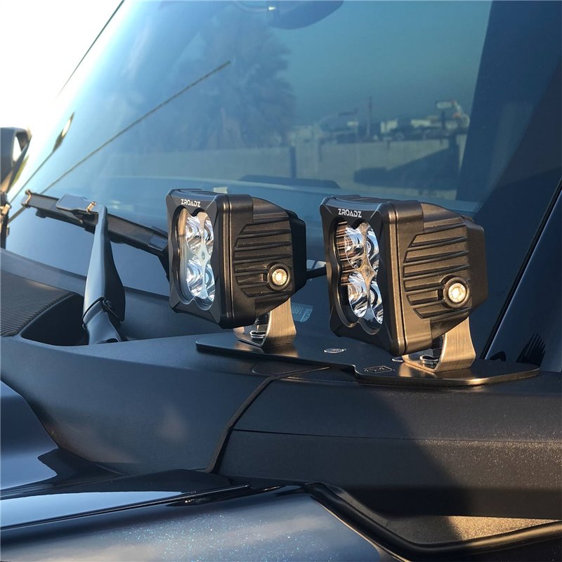 ZROADZ | Lower A Pillar LED Bracket - Bronco 2021-2023 ZROADZ Accessory Lighting