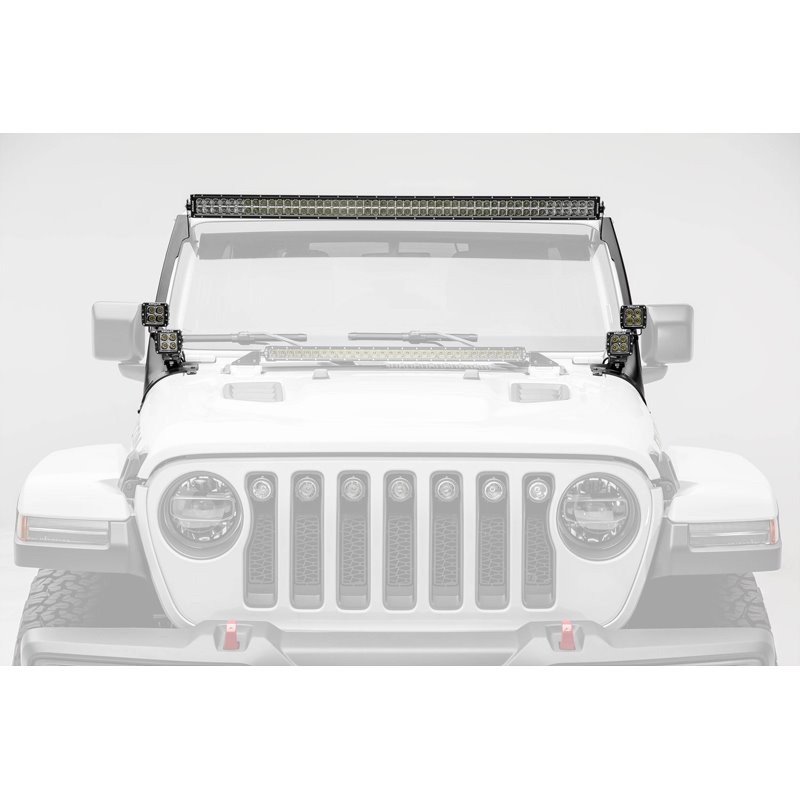 ZROADZ | Front Roof LED Kit - Gladiator / Wrangler (JL) 2018-2021 ZROADZ Off-Road Lights