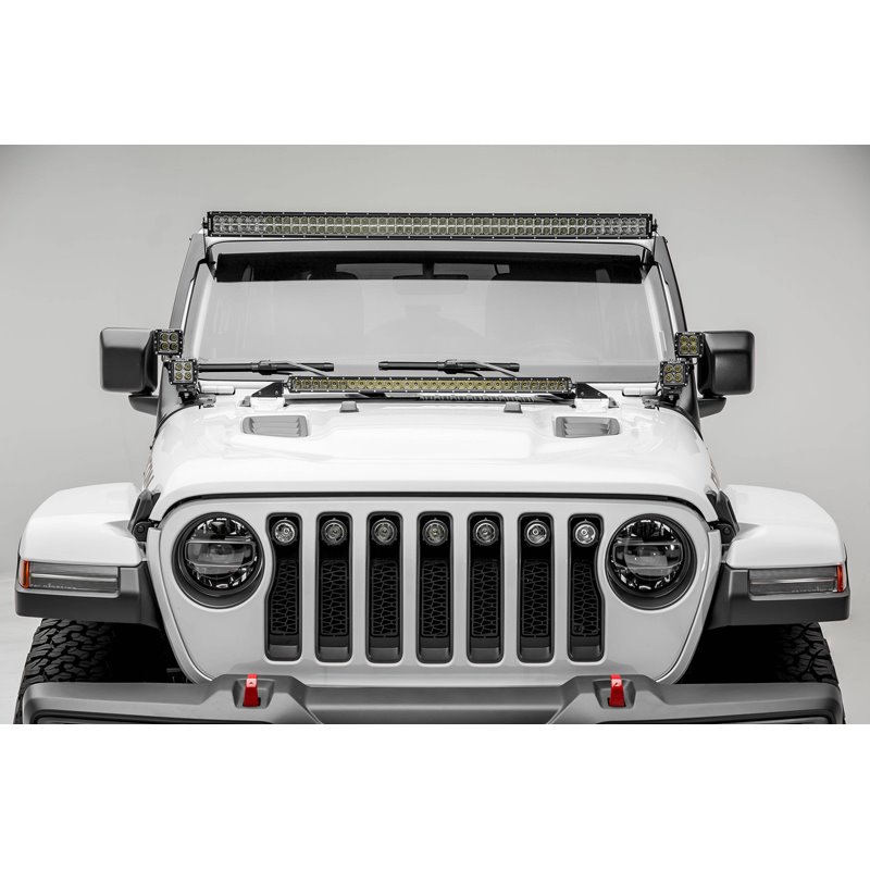 ZROADZ | Front Roof LED Kit - Gladiator / Wrangler (JL) 2018-2021 ZROADZ Off-Road Lights