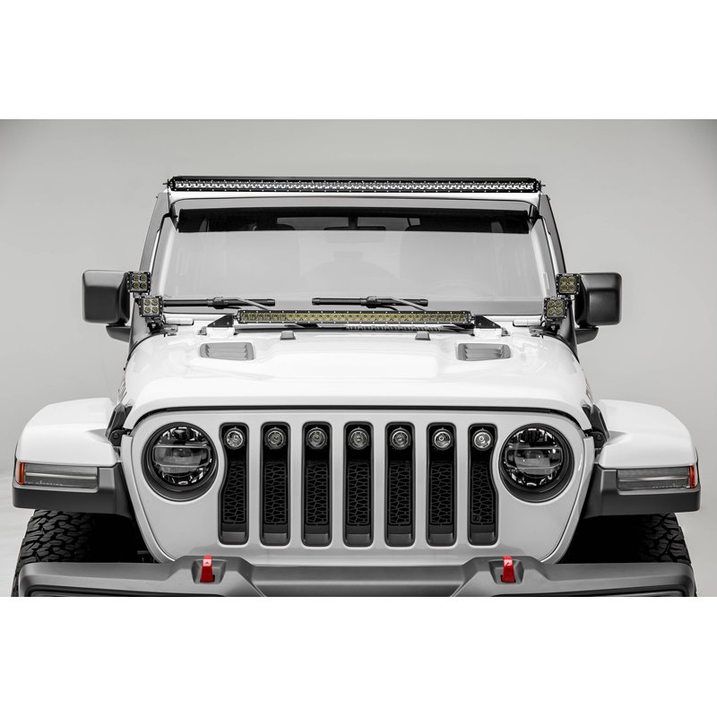 ZROADZ | Front Roof LED Kit - Gladiator / Wrangler (JL) 2019-2021 ZROADZ Off-Road Lights