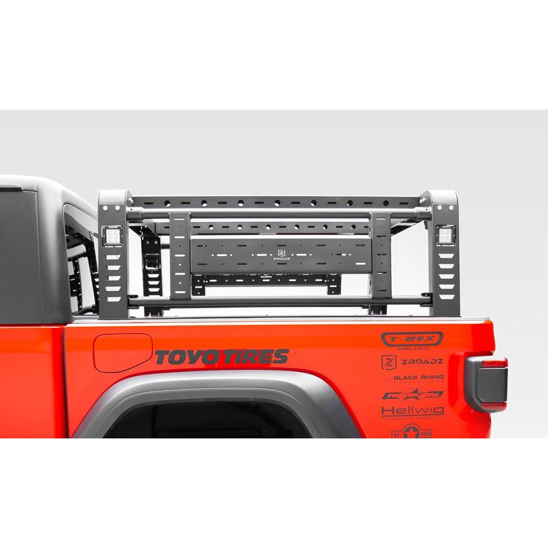 ZROADZ | Overland Access Truck Bed Rack - Gladiator 3.0L 2020-2022 ZROADZ Cab & Bed Racks