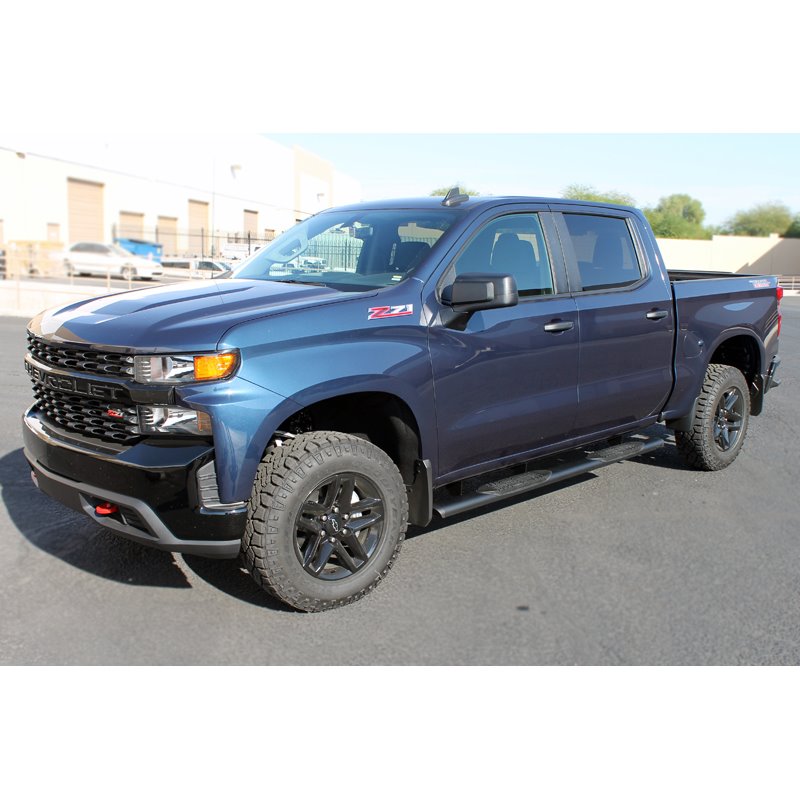 Raptor Series | Slide Track Oval Running Boards - Chevrolet / GMC 2019-2024 Raptor Series Step Bars