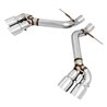 AWE Tuning | Track Cat-Back Exhaust Quad Chrome Tips - Camaro 6.2L 2016-2023 AWE Tuning Cat-Back Exhausts