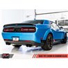 AWE Tuning | Track Cat-Back Exhaust Quad Black Tips - Challenger 6.2L / 6.4L 2015-2021