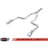 AWE Tuning | Track Cat-Back Exhaust Black Tips - Charger 6.2L / 6.4L 2015-2021