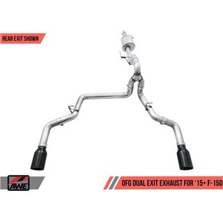 AWE Tuning | 0FG Cat-Back Exhaust 5" Chrome Tips - F-150 2.7T / 3.5T / 5.0L 2015-2020