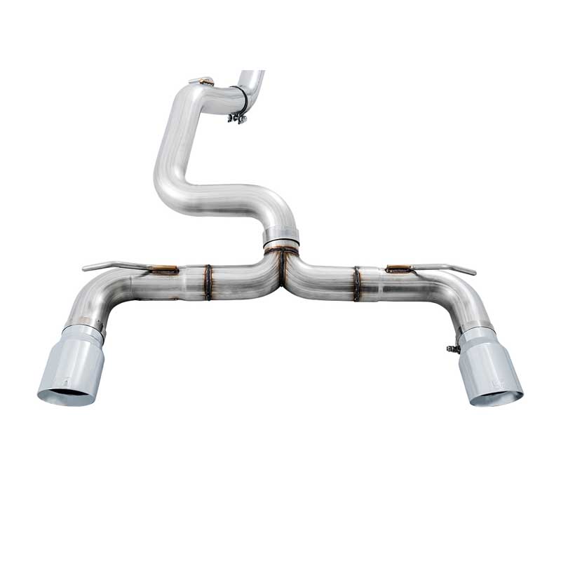 AWE Tuning | Track Cat-Back Exhaust Chrome Tips - Focus 2.3T 2016-2018 AWE Tuning Cat-Back Exhausts