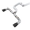 AWE Tuning | Track Cat-Back Exhaust Black Tips - Focus 2.3T 2016-2018 AWE Tuning Cat-Back Exhausts